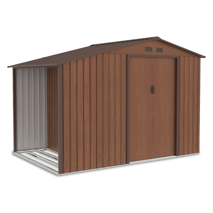 MADISON 278x191cm Șopron de grădină din nuc - Hardmaister