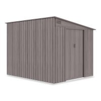 Magazie de scule JASPER 214x257cm Lemn deschis - Hardmaister