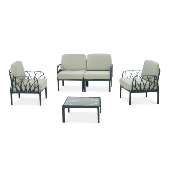 Novussi set modular de grădină GARDA 2 Antracit