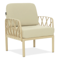 Fotoliu de grădină pentru setul GARDA Cappucino