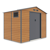 Șopron MONTREAL 277x195cm stejar gri - Hardmaister