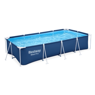 Piscină cu cadru dreptunghiular din oțel Pro 4 x 2,1 x 0,8 m - BESTWAY 56405