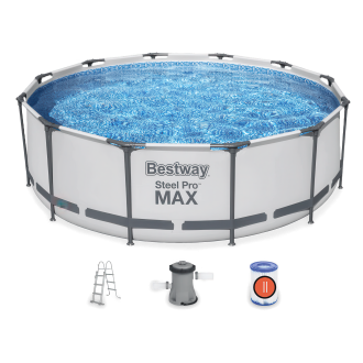 Set pentru piscină Steel Pro Max 3.66 x 1 metru - BESTWAY 56418