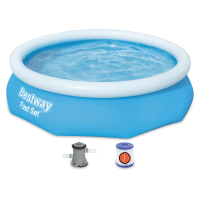 Bestway Fast Set 57270 305 x 305 cm piscină rotundă pentru copii cu pompă de filtrare