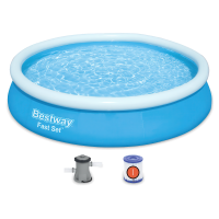 Bestway Fast Set 57274 366 x 366 cm piscină rotundă pentru copii cu pompă de filtrare
