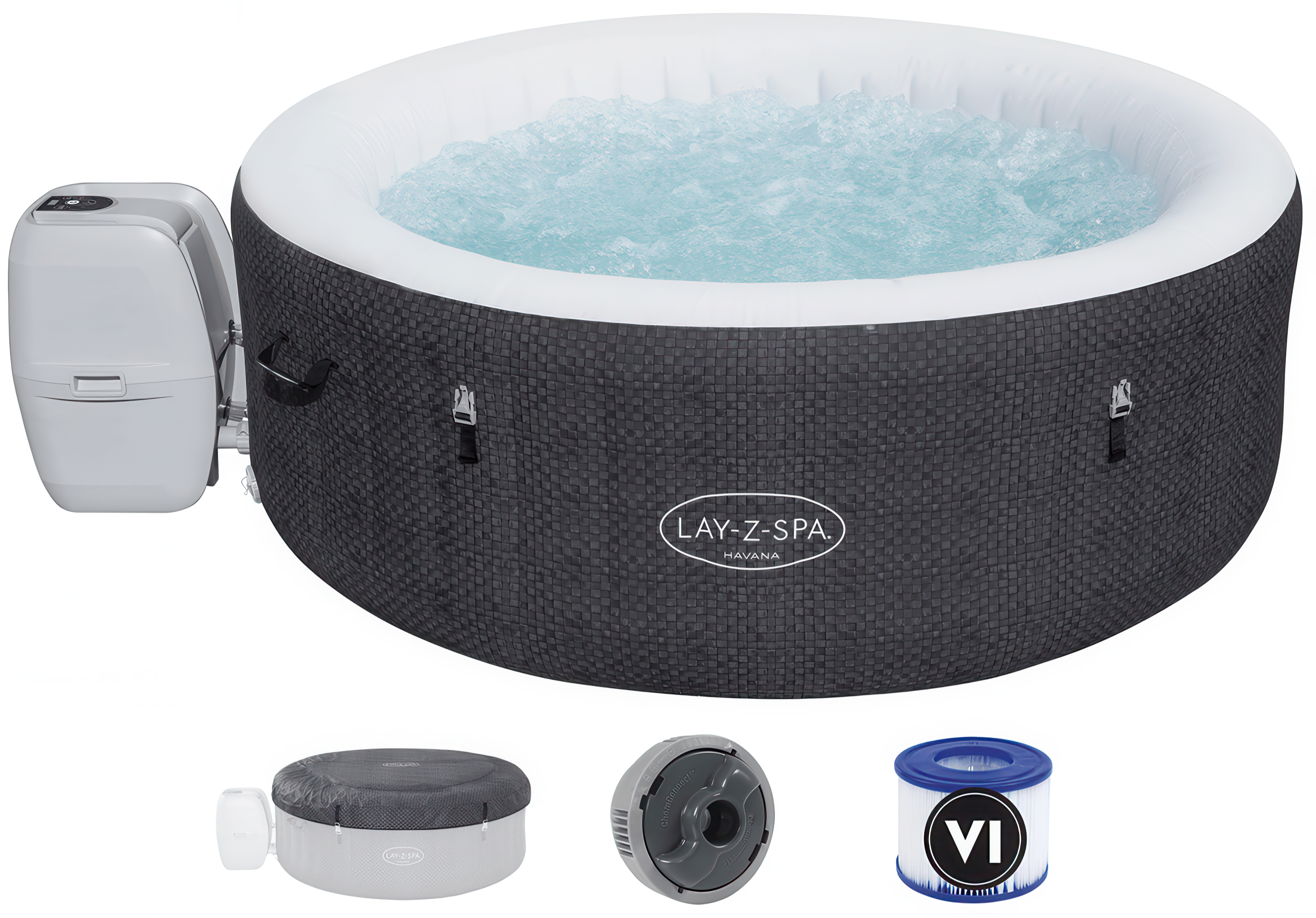 Jacuzzi gonflabil cu control prin aplicație Havana AirJet 1.8 x 0.66m - BESTWAY 60035
