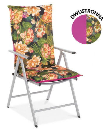 Pernă pentru șezlong de grădină 116x51cm, Peony Pink față-verso - MOODME