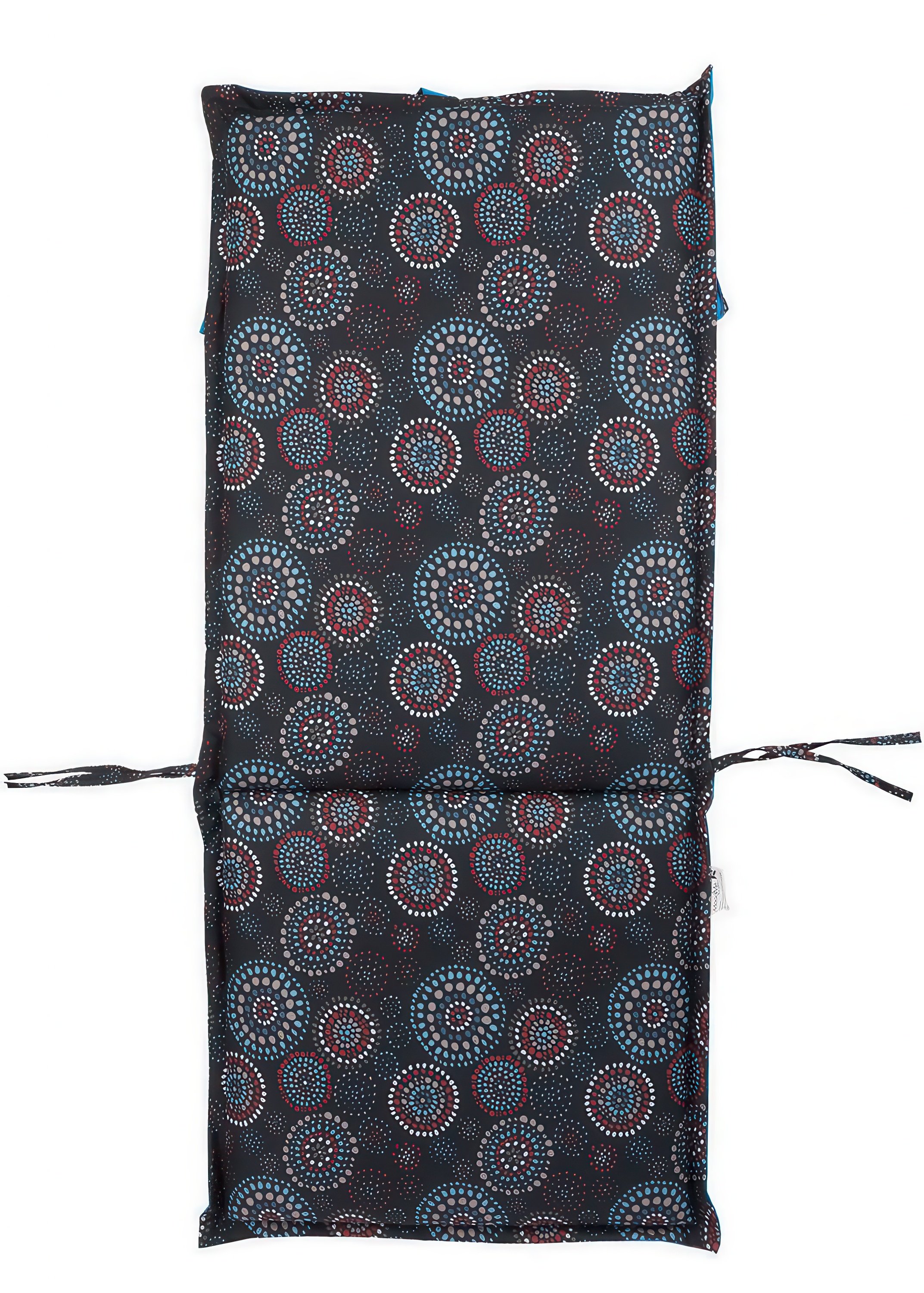 Pernă pentru șezlong de grădină 116x51cm Azure Orchid reversibilă - MOODME