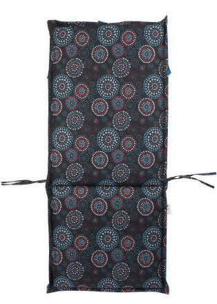 Pernă pentru șezlong de grădină 116x51cm Azure Orchid reversibilă - MOODME