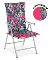 Pernă pentru șezlong cu două fețe Sweet Rapsberry, 116x51cm - MOODME