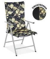 Pernă pentru șezlong de grădină cu două fețe 116x51cm Night Jungle - MOODME