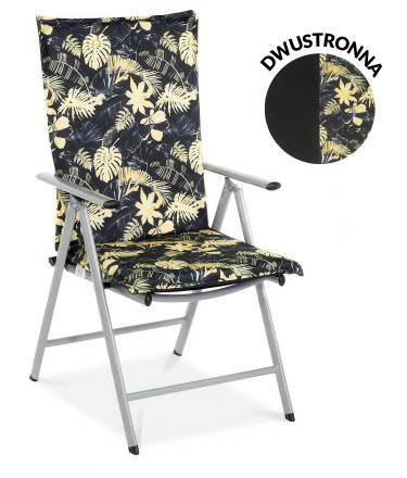 Pernă pentru șezlong de grădină cu două fețe 116x51cm Night Jungle - MOODME