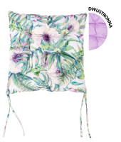 Pernă de grădină cu două fețe 40x40cm Violet Lady - MOODME