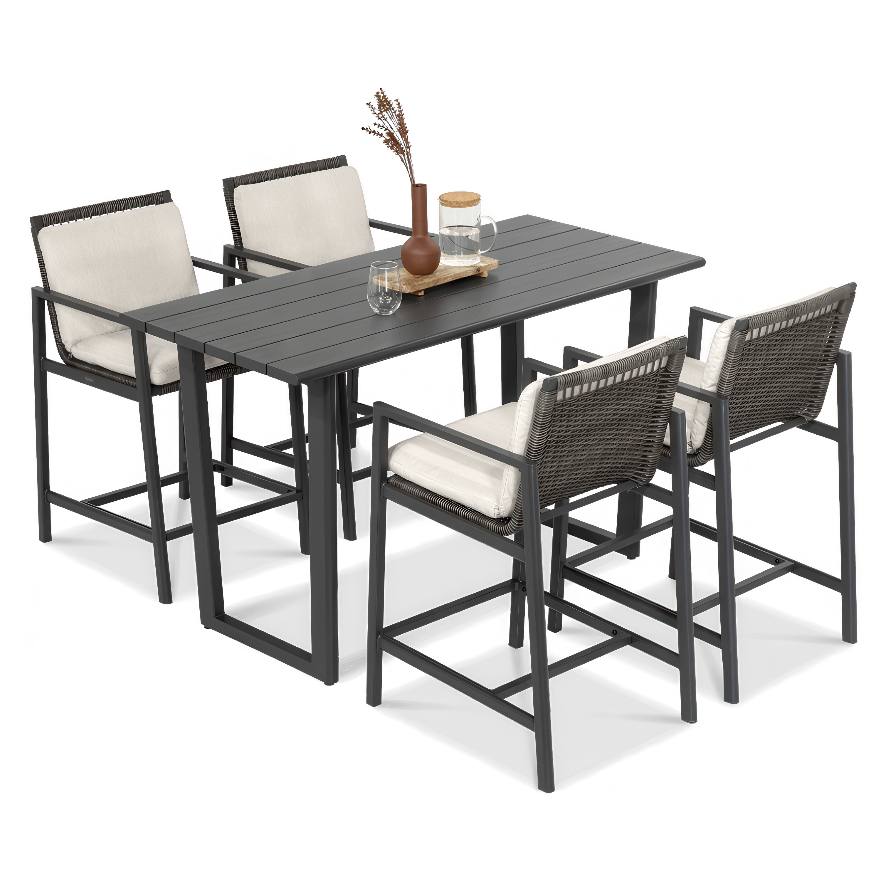 LOTUS Set bar gri închis - FURRORE