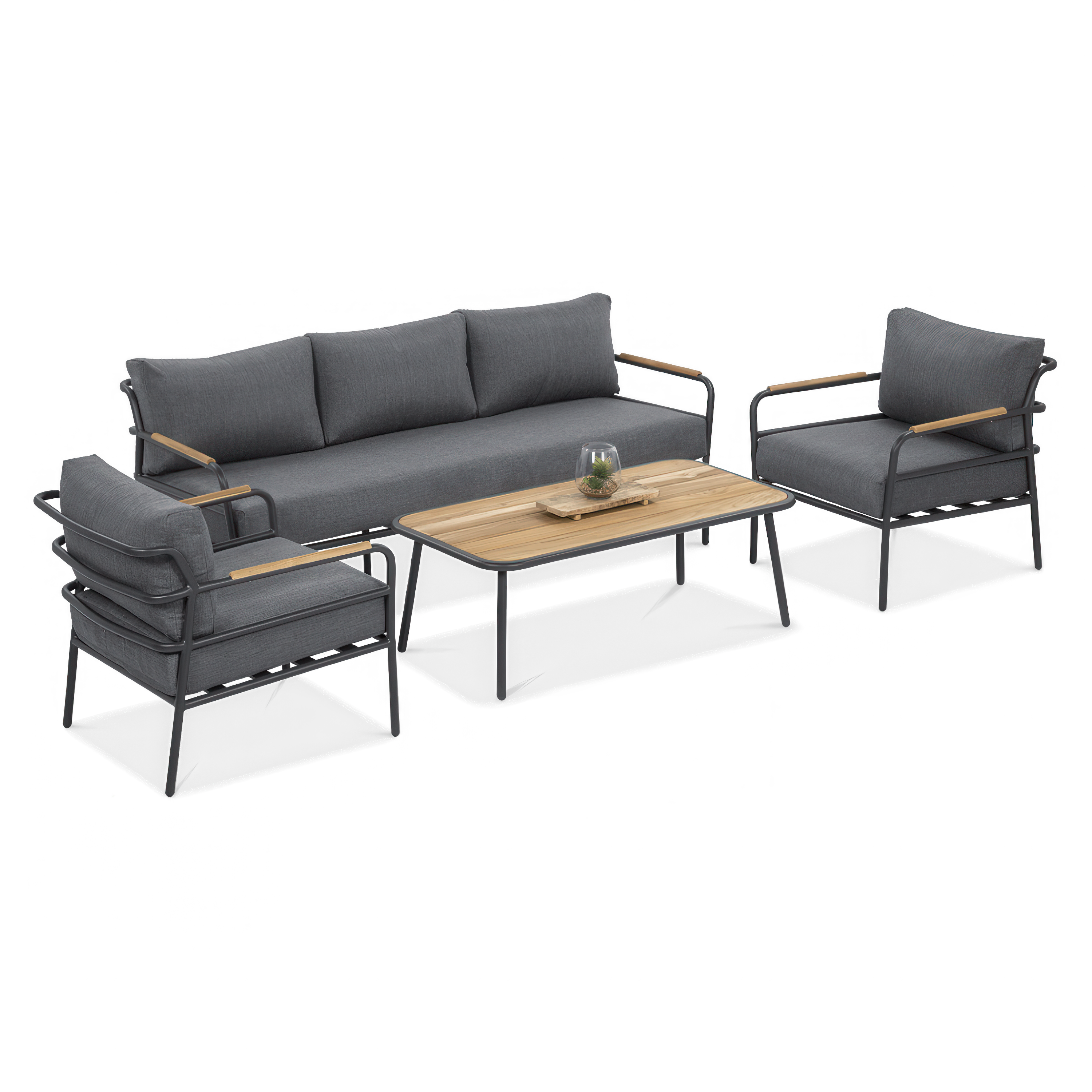 Set mobilier balcon ORCHID Caffe Grey - FURRORE