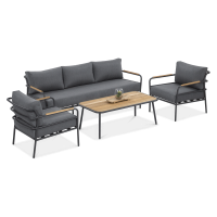 Set mobilier balcon ORCHID Caffe Grey - FURRORE