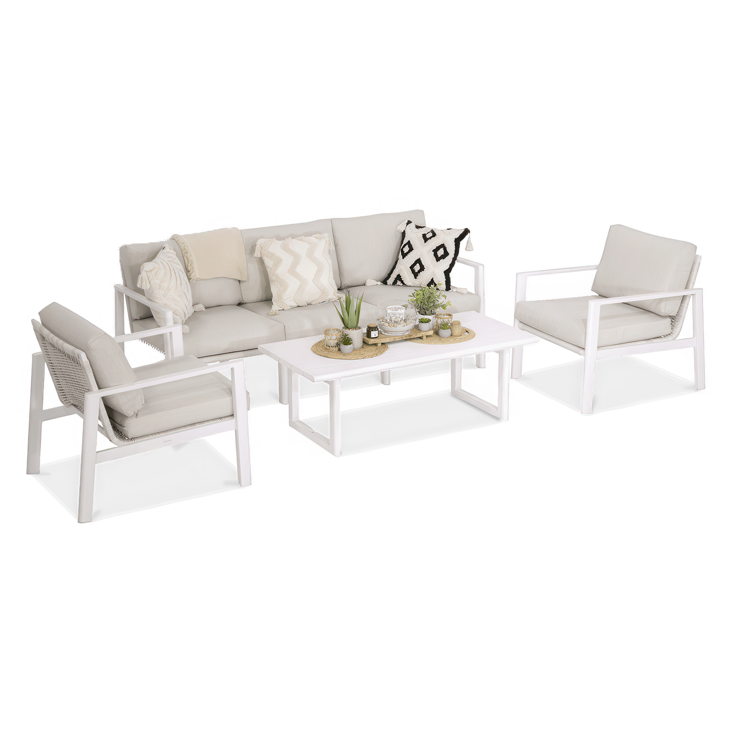 Mobilier lounge LOTUS Caffe Alb - FURRORE