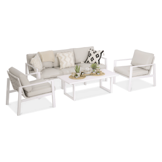 Mobilier lounge LOTUS Caffe Alb - FURRORE