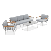 Mobilier de curte STELLA Caffe Alb - FURRORE