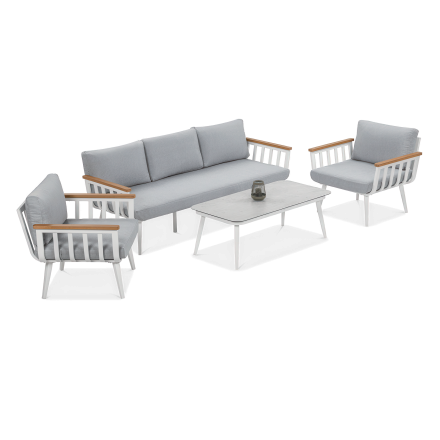 Mobilier de curte STELLA Caffe Alb - FURRORE