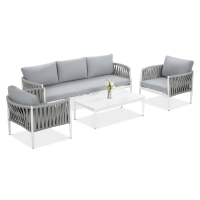 Set de mobilier de grădină MONZA Caffe White - FURRORE