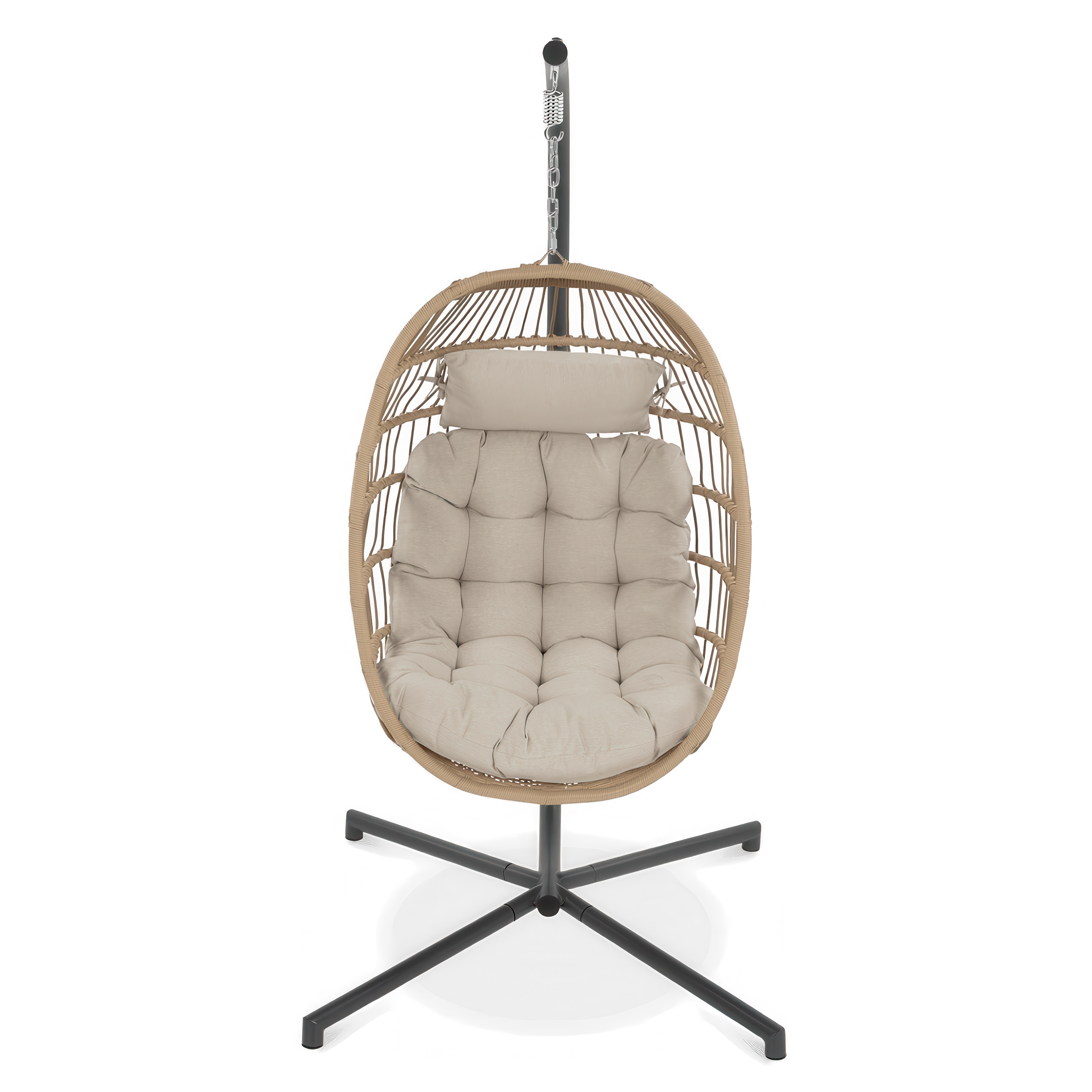 Fotel wiszący ogrodowy HARMONY beżowy- FOCUS GARDEN