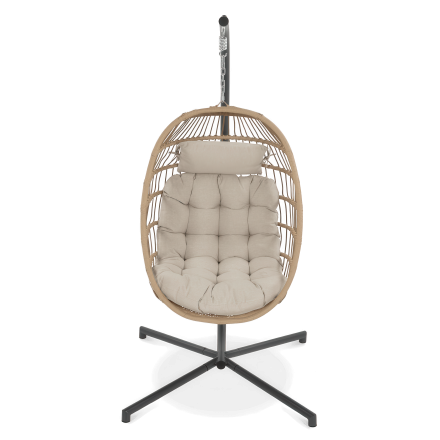 Fotel wiszący ogrodowy HARMONY beżowy- FOCUS GARDEN