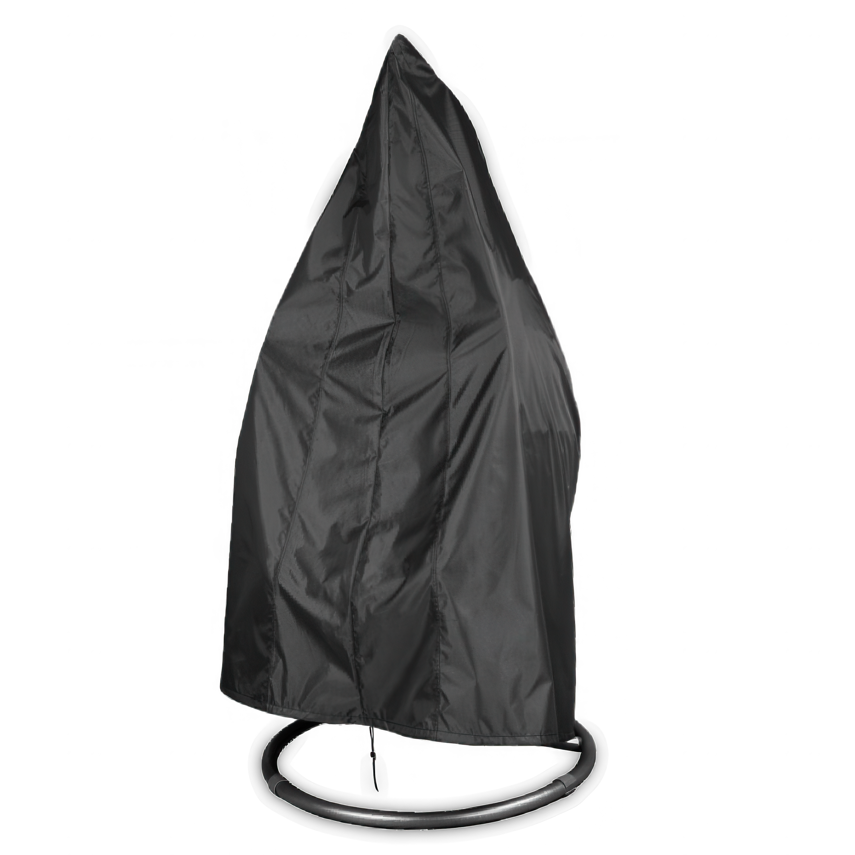 czarny, odporny na rozerwanie pokrowiec do foteli wiszących