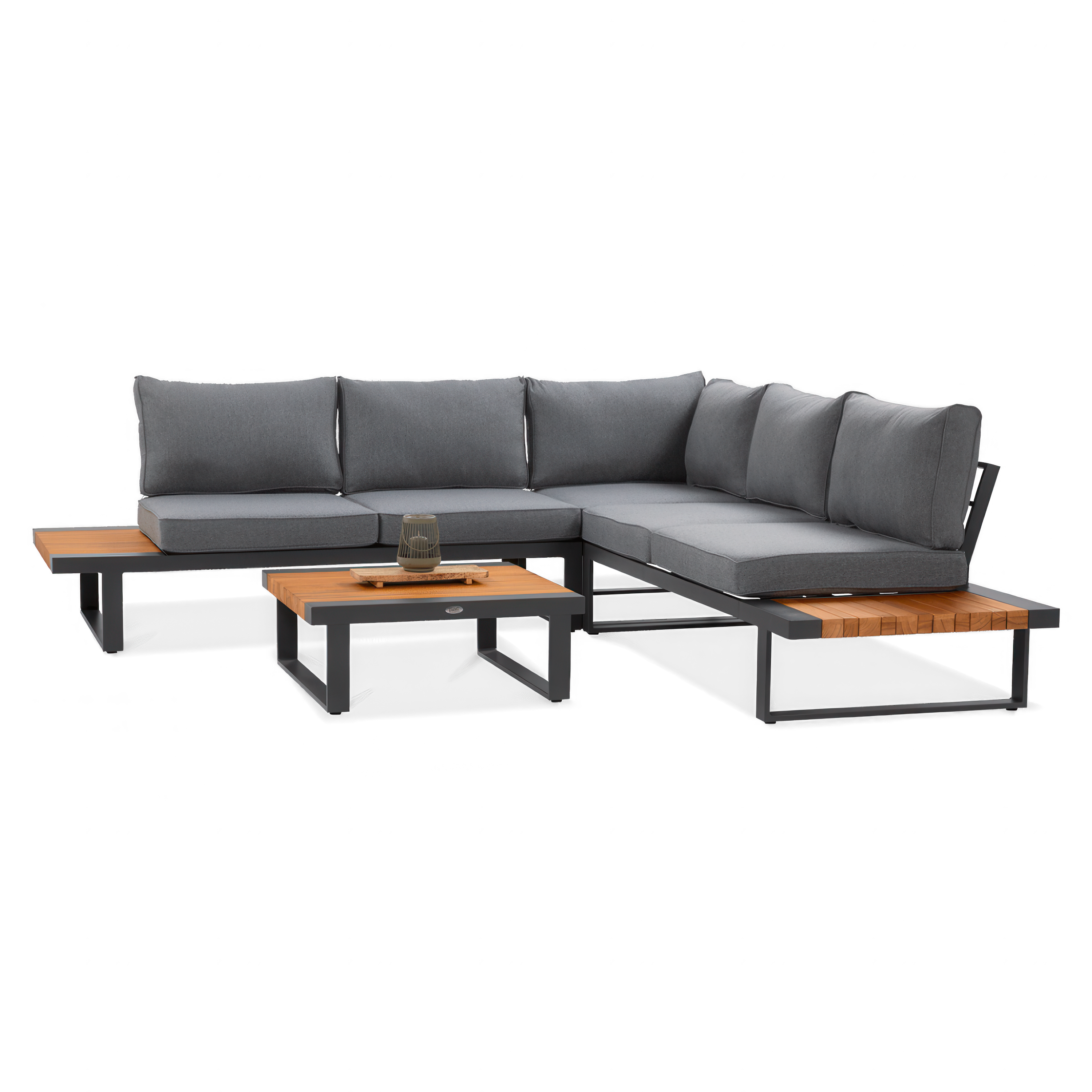 Colțar din aluminiu SPECTRA gri închis - FOCUS GARDEN