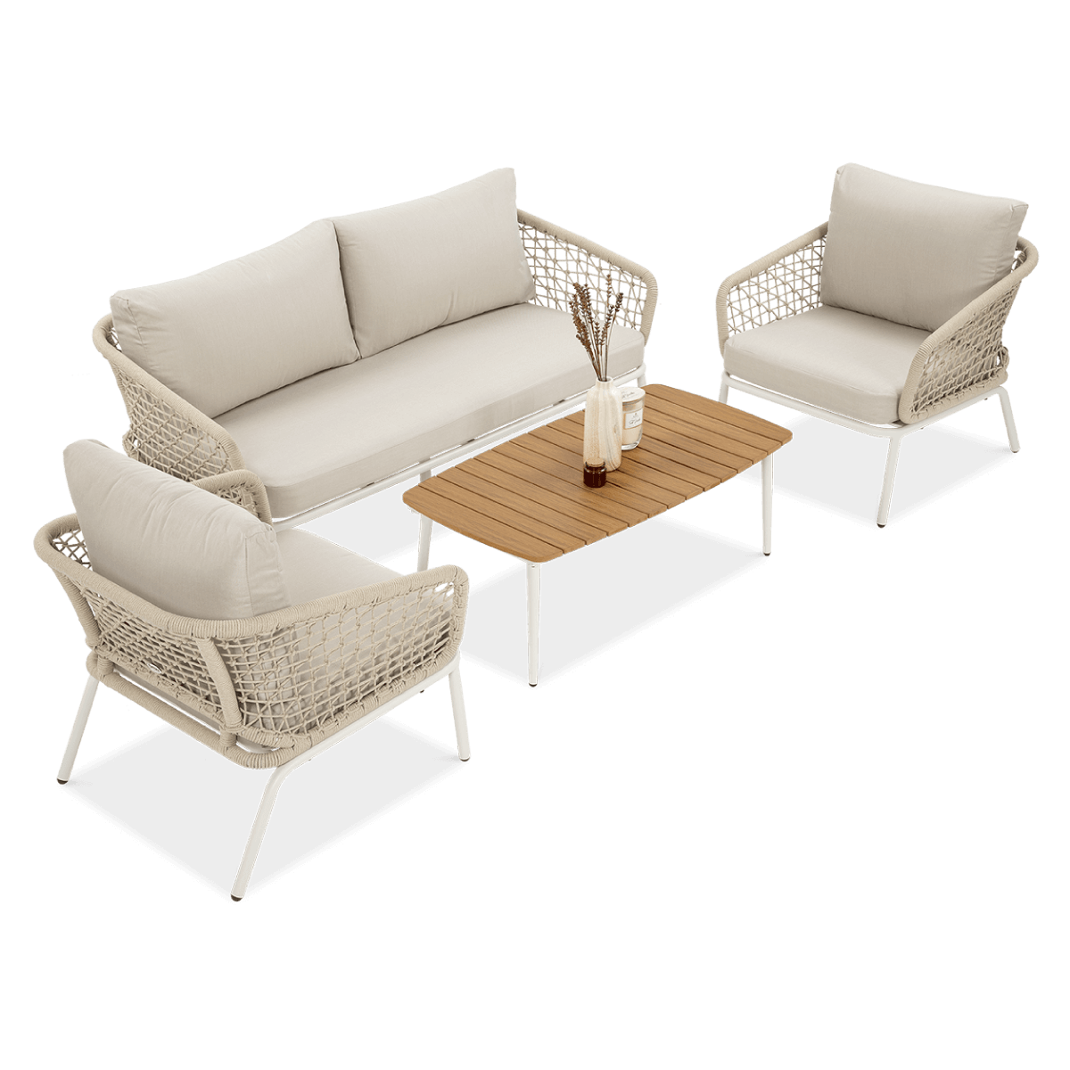 ROMA CAFFE Set de mobilier bej deschis - FURRORE