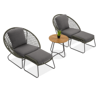 AMANTI DUO set mobilier de lounge Hunter Green - FURRORE