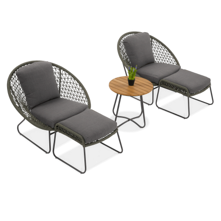 AMANTI DUO set mobilier de lounge Hunter Green - FURRORE
