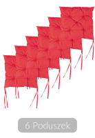 Set de 6 perne pentru scaune Watermelon Sugar 40x40cm - MOODME