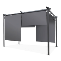 Copertină de terasă SPRINT PLUS 3x4 Antracit/Gri - HARDMAISTER