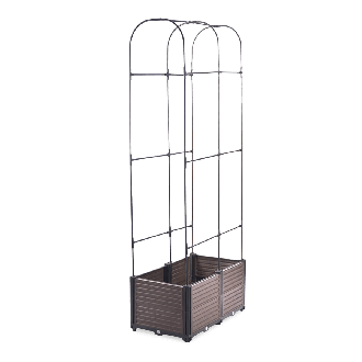 Cutie de cultivare + suport rotunjit GROW ROUND SET 84x42x180cm - CULTIVO