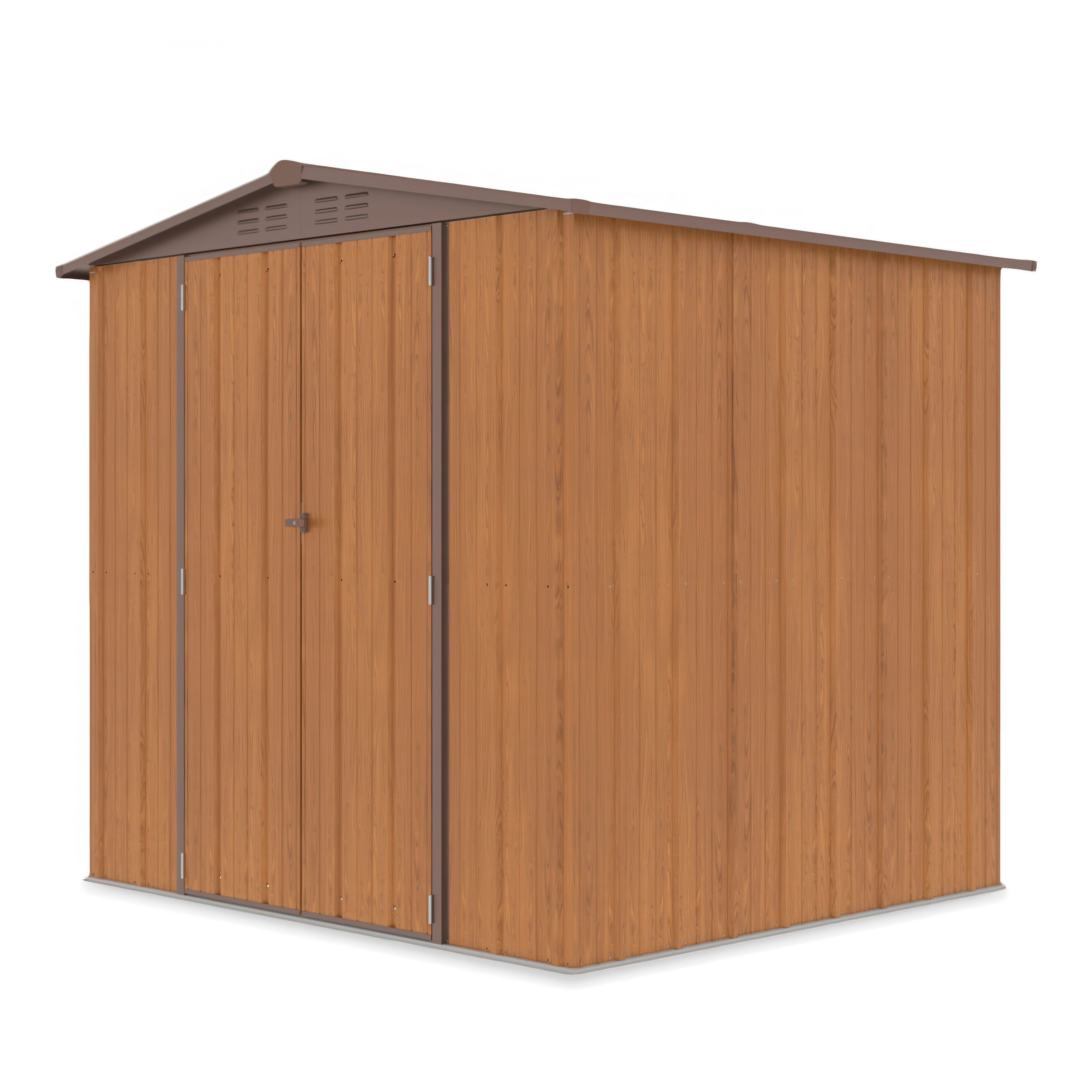 Casă pentru unelte de grădină RICHMOND 228x202cm stejar maro + lampă - HARDMAISTER