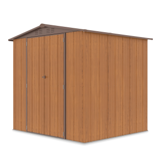 Casă pentru unelte de grădină RICHMOND 228x202cm stejar maro + lampă - HARDMAISTER