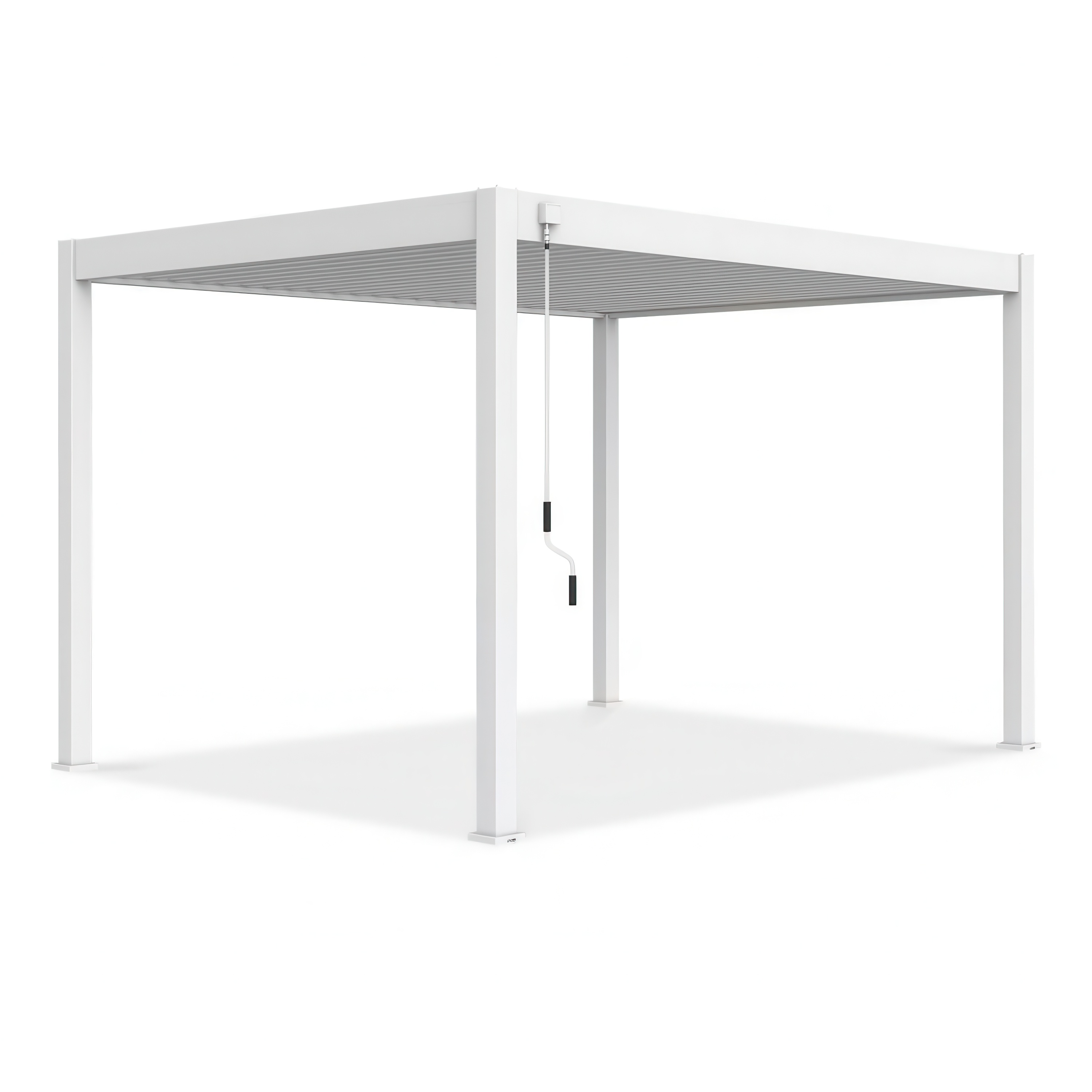 Pergolă de grădină pentru terasă ELEGANCE 3x4 Alb - Gutroof