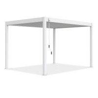 Pergolă de grădină pentru terasă ELEGANCE 3x4 Alb - Gutroof