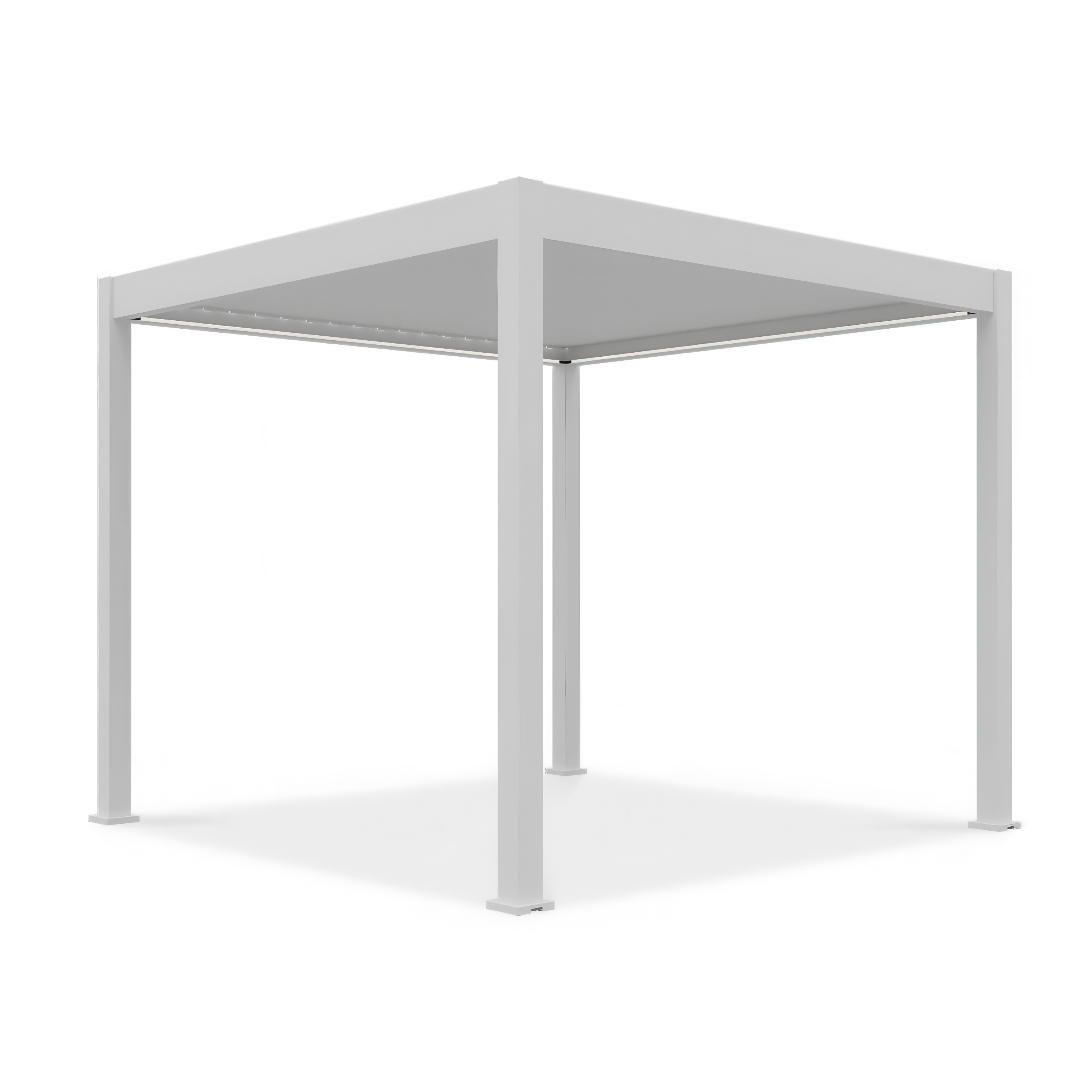 Pergola tarasowa automatyczna z oświetleniem ELEGANCE AUTOMATIC 3x3 White - Gutroof