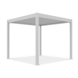 Pergola tarasowa automatyczna z oświetleniem ELEGANCE AUTOMATIC 3x3 White - Gutroof