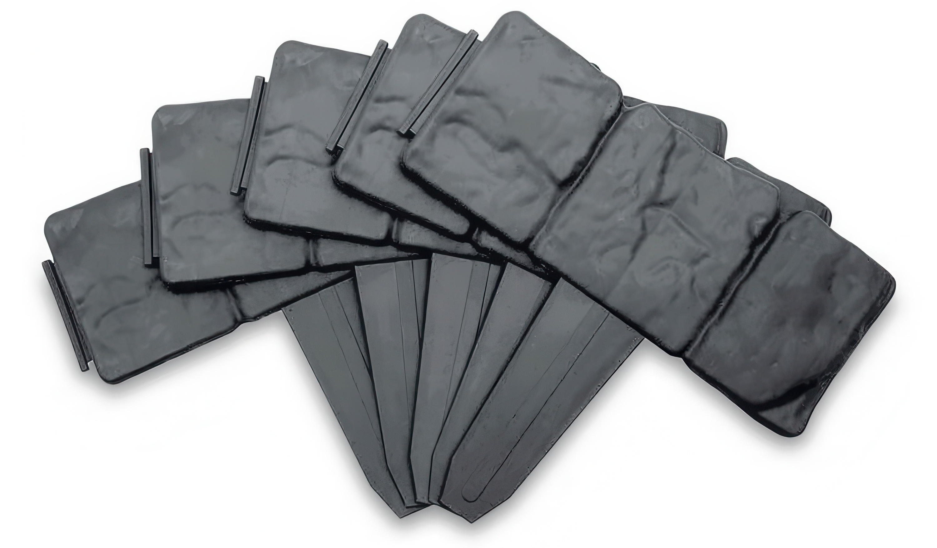 Bordura din plastic pentru gazon 10 bucăți, imitație de piatră 25x23 cm - Cultivo