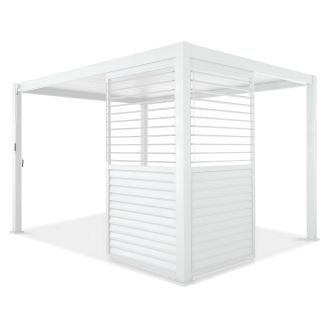 Panou cu lamele reglabil pentru pergola PREMIUM 3m, alb - GUTROOF