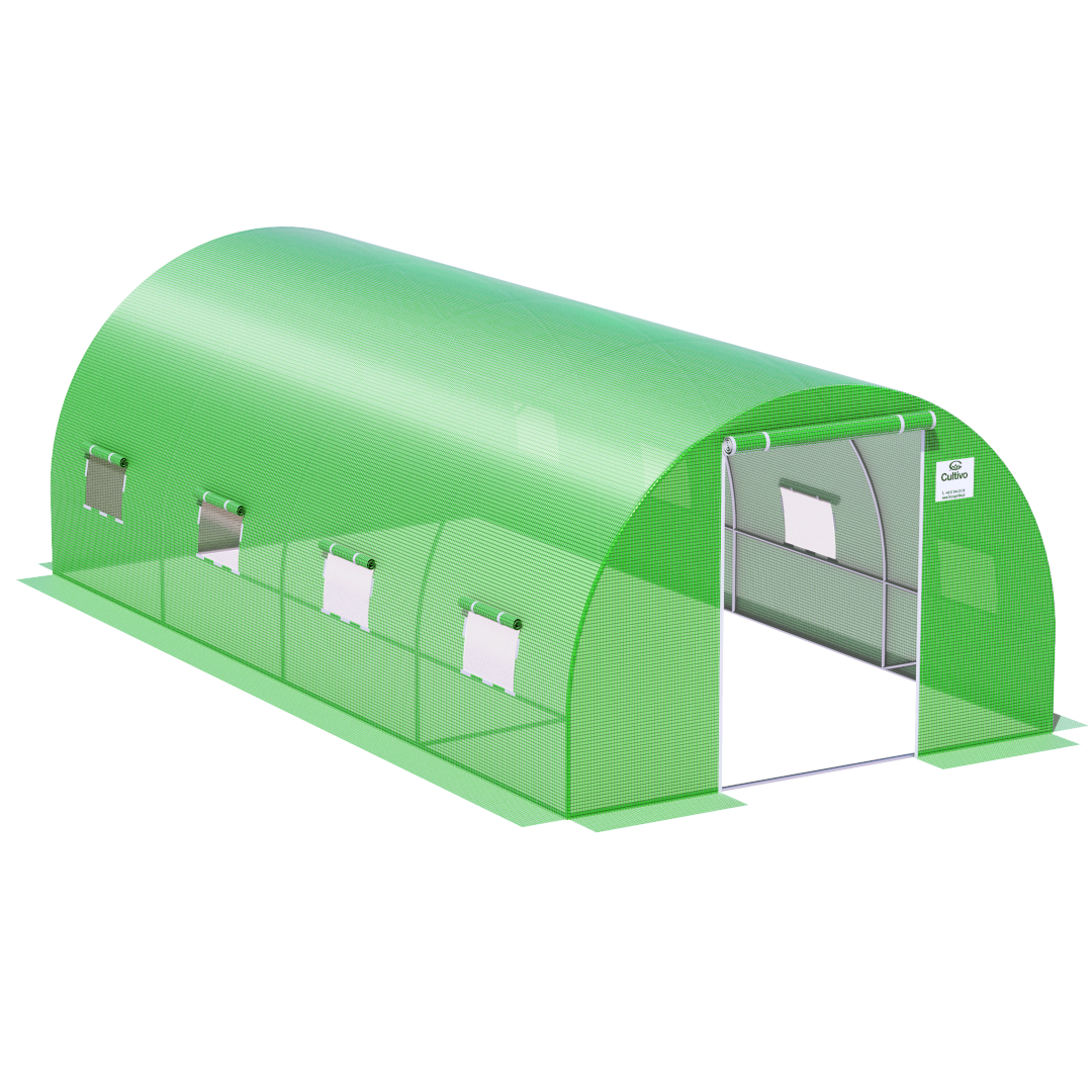 Tunel de folie 3x6x2 - 18m2 Verde