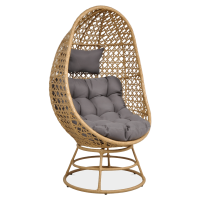 Technorattan fotoliu pivotant HOLIDAY Bej