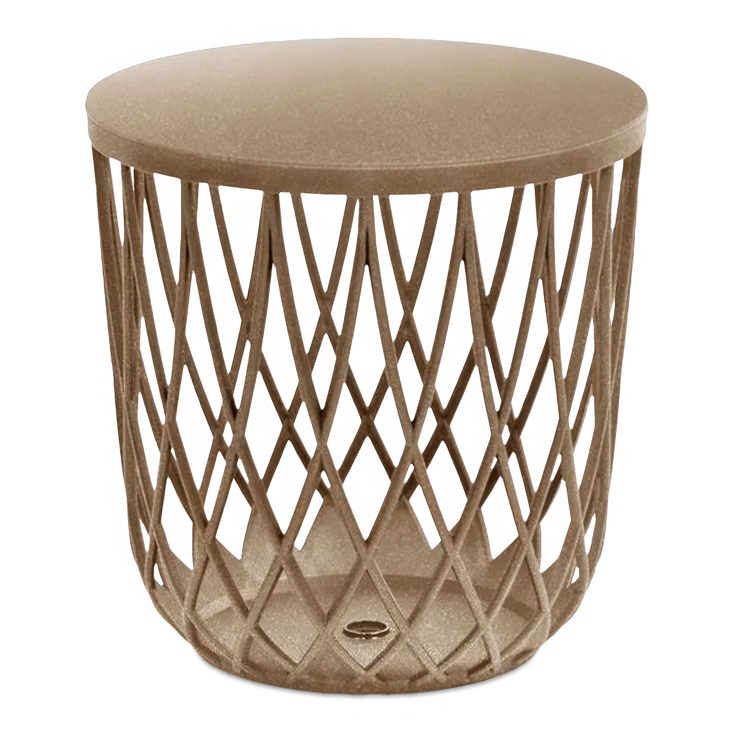 Uniqubo Eco Masă coș din lemn 45x45x45cm, natura ECO- PROSPERPLAST