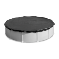 Pokrywa zimowa wzmocniona do basenu o średnicy 350cm - Gre CIPR351P