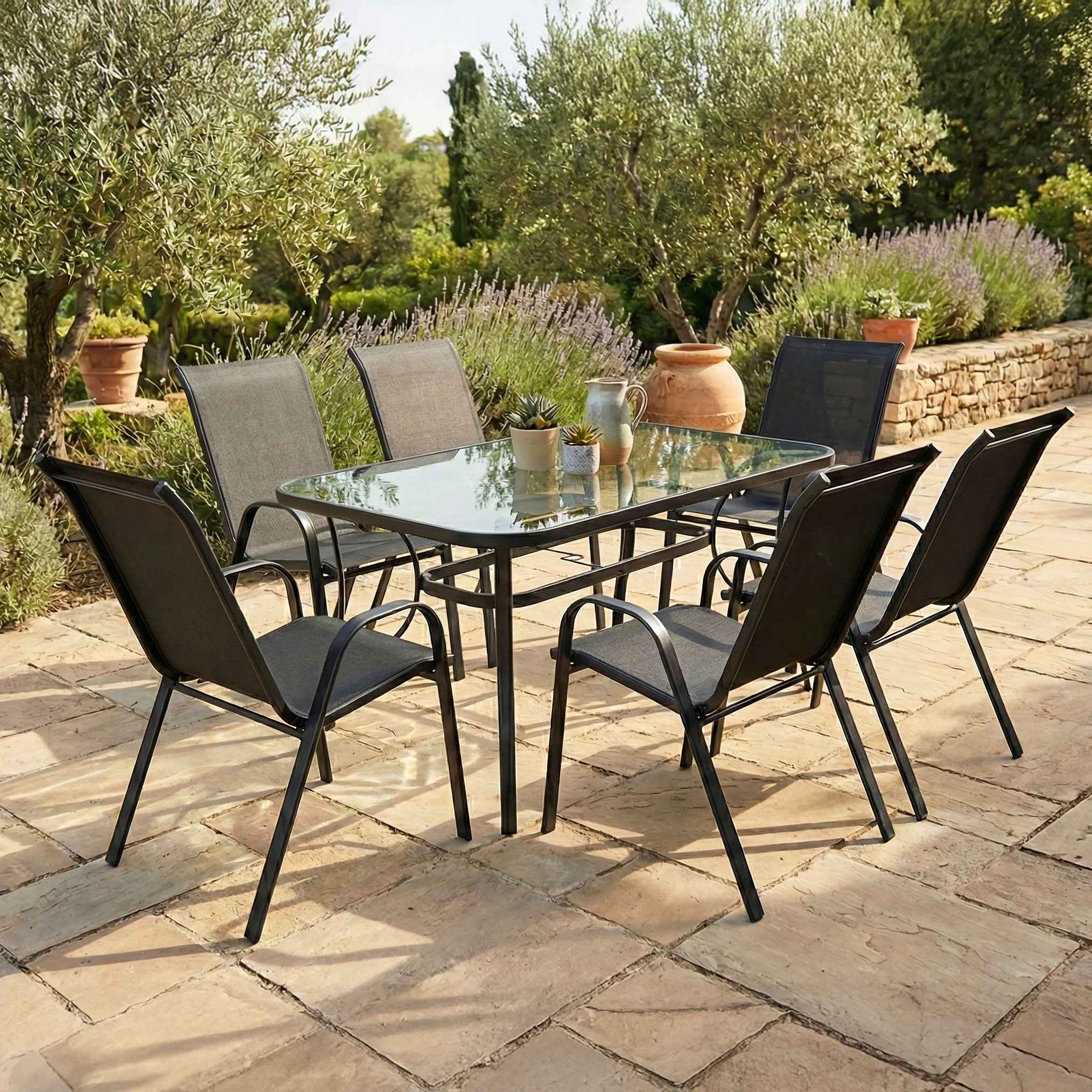 Set de grădină BOLOGNA 150/6 Brown