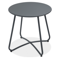 Masă de grădină ART gri închis, dia 45cm - Focus Garden