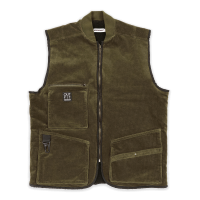 ABETE Olivine vestă de toamnă din catifea, mărimea M - Verdemax